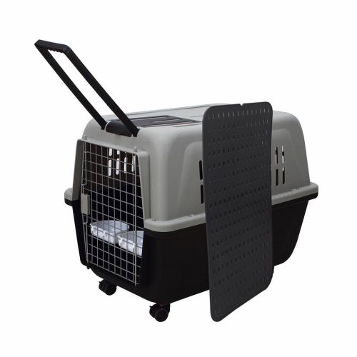 Trolley Pet Carrier with Wheels